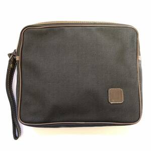 [ Dunhill ] genuine article second bag black color series men's secondhand goods -114 nationwide equal postage 1100 jpy 