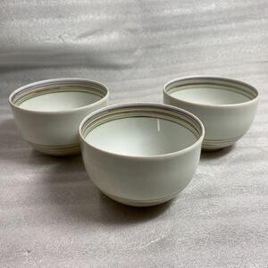 陶　湯呑　茶器　和食器　3個　中古品