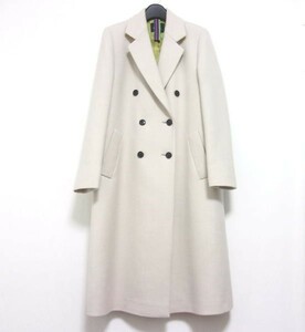  new goods *Paul Smith Paul Smith * double Chesterfield coat *karuze coat *42L* ivory 