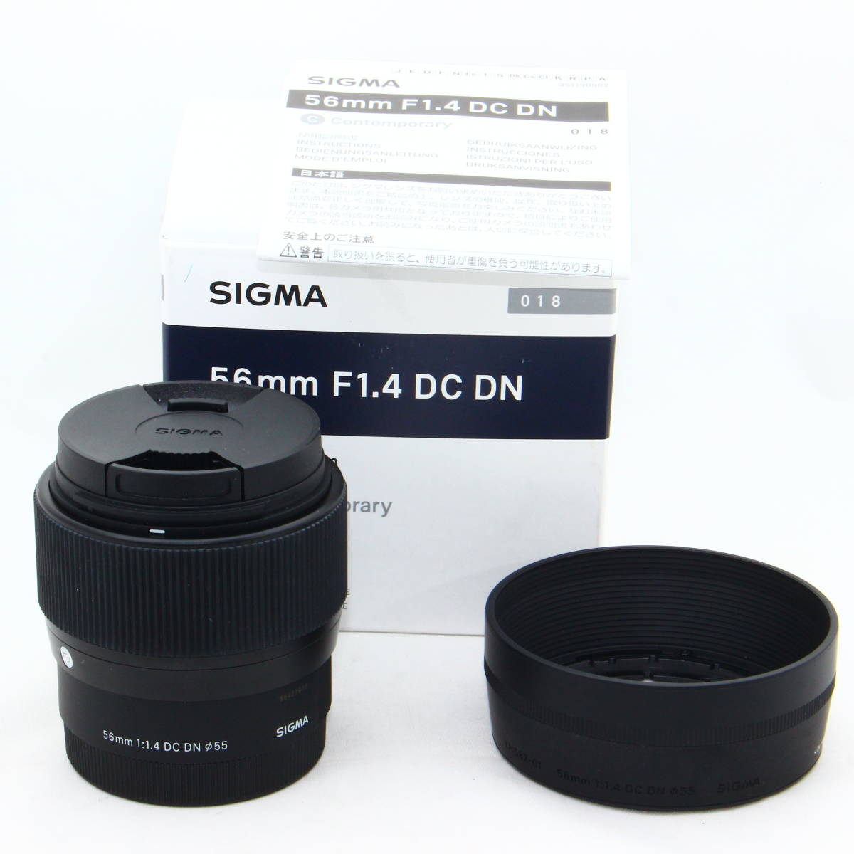 シグマ シグマ １年保証 美品 SIGMA Contemporary 56mm F1.4 DC DN