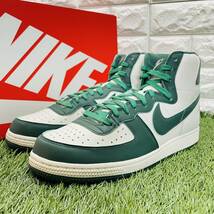 即決 ナイキ ターミネーター ハイ NIKE TERMINATOR HIGH ホワイト 白 グリーン 緑 メンズ 29.5cm 送料込み FD0650-100_画像6