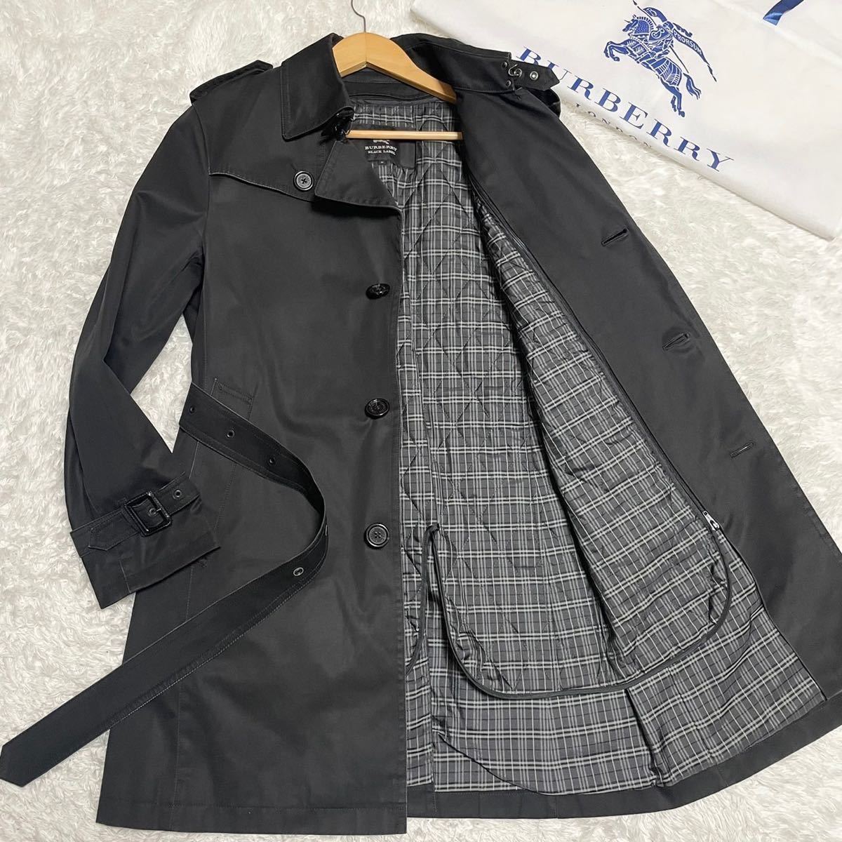 バーバリーブラックレーベルスプリングコート トレンチコート ジャケット/アウター メンズ 貿易保証