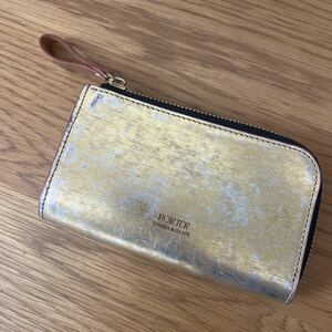  beautiful goods Porter card-case original leather Yoshida bag porter round fastener fo il FOIL[ tube :FOIL3]