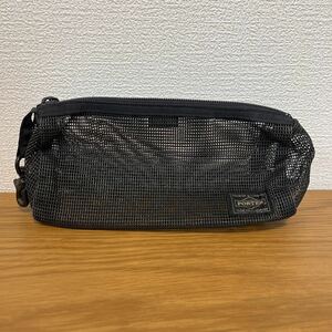 [ super superior article * hard-to-find * super rare ]* Headporter * mesh pouch * writing brush box as .OK* black color * Yoshida bag * made in Japan * prompt decision .= that day shipping 