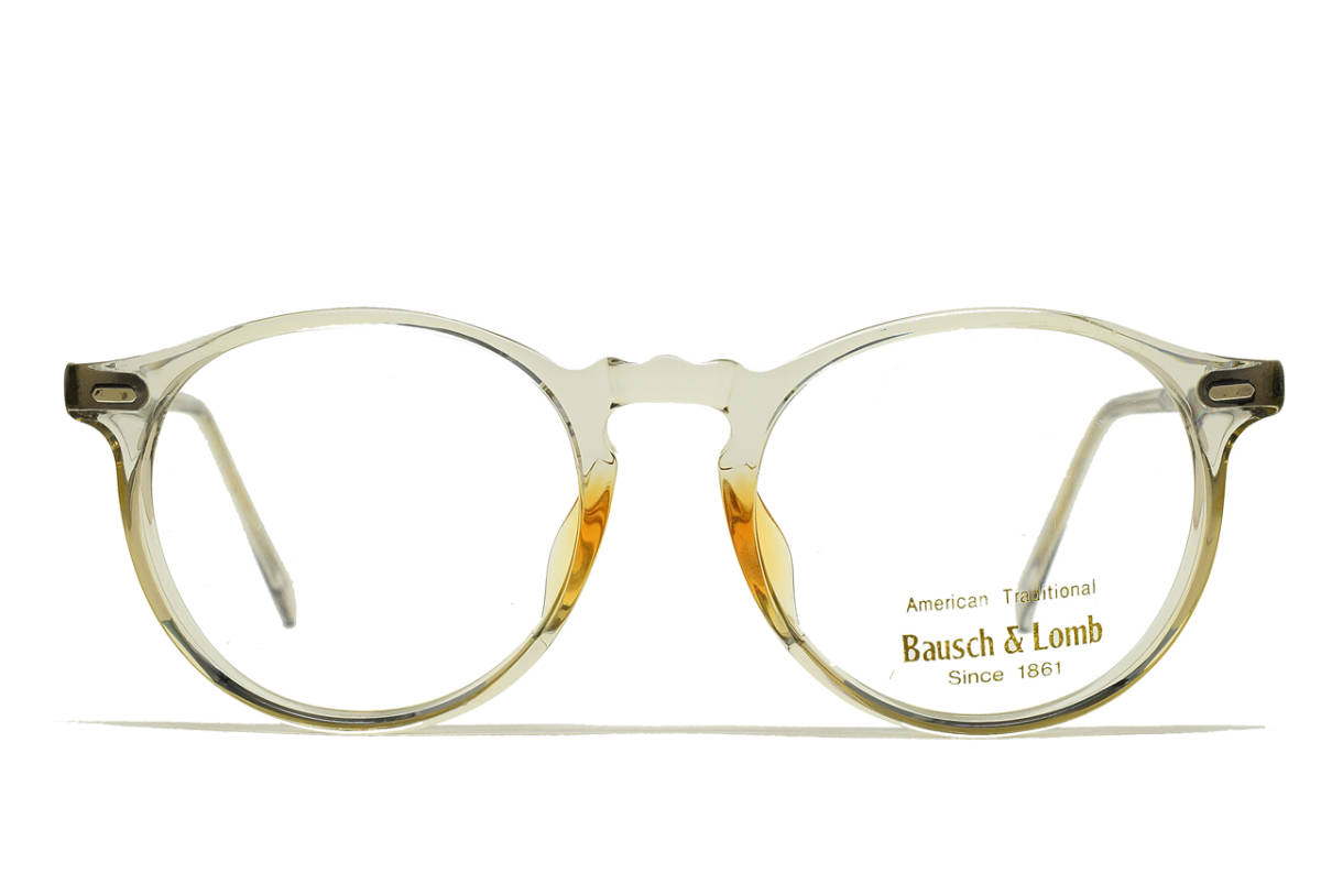 Bausch&Lomb ヴィンテージ 眼鏡フレーム 黒ぶち ボストン ボシュロム サングラス/メガネ セール 取扱 店