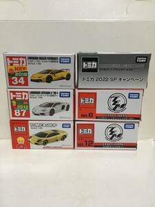 トミカ No.34&No.87 他 ランボルギーニ 6台セット 未開封品