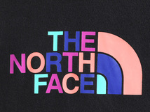 大きいサイズ XL 人気 黒 ■ ノースフェイス 2トーン プリント スウェット フード パーカー ( レディース ) The North Face プルオーバー_画像3