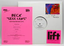 ★US ORIG PROMO 12inch★BECK/SexxLaws 1999年 音圧凄 プロモ盤のみ4ver.収録 DJ用アンケート用紙付 Midnite Vultures 山塚EYE(BOREDOMS)_画像1