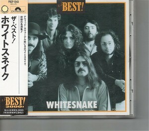 [ free shipping ] white Sune ik/Whitesnake - The Best![ ultrasound washing /UV light lighting / demagnetizatiom /etc.] the first period the best / blues lock /Deep Purple