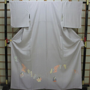 Art hand Auction [Colored Tomesode/Fleece-style lining] Hand-painted Yuzen, pure silk masterpiece, Length 158cm, Sleeve 64cm SH36, fashion, women's kimono, kimono, Tomesode