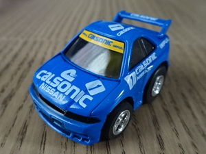 チョロＱ カルソニック スカイライン ニッサン インパル CALSONIC SKYLINE NISSAN IMPUL BCNR33 GT-R #1 1995 Toy Car Miniature