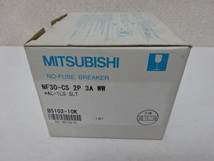 新品 三菱電機 ノーヒューズ遮断器 NF30-CS 2P 3A_画像1