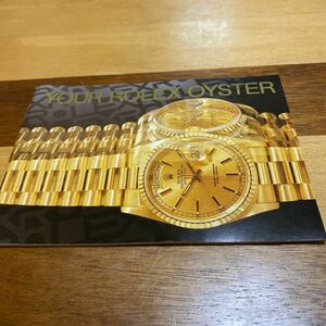 2960【希少必見】ロレックス オイスター冊子 取扱説明書 1995年度版 ROLEX 定形郵便94円可能