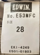 エドウイン EDWIN レディース ジーンズ カーキ W28_画像3