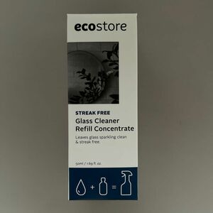 エコストア　【ecostore】リフィルコンセントレート ガラスクリーナー＜無香料＞50mL