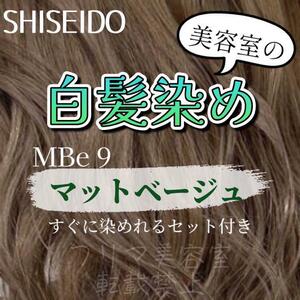  the lowest price! Shiseido hair dye set ( Short * men's hair for )MBe9 mat beige 