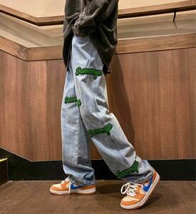  design Easy Roo z Denim jeans XLwoshudo green new goods 3