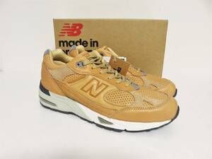 送料無料 定価4.1万 新品 New Balance M991VT 27 ベージュ HORWEEN ベジタブルタンニンレザー Made in UK ニューバランス ホーウィン