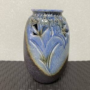 信楽焼 花瓶 花器 和陶器 陶器 和風 大きい 生け花 フラワーベース陶器 花生