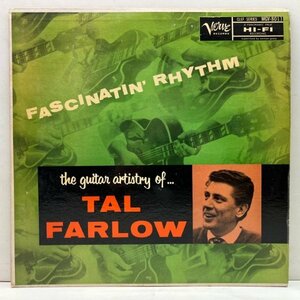 良好!! MONO 初期トランペッター 深溝 TAL FARLOW Fascinatin' Rhythm - The Guitar Artistry Of ('60 Verve) w/ Claude Williamson ほか