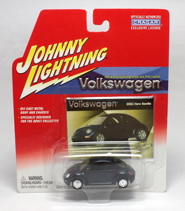 Johnny Lightning ジョニーライトニング 1/64 2002 Volkswagen New Beetle「黒」