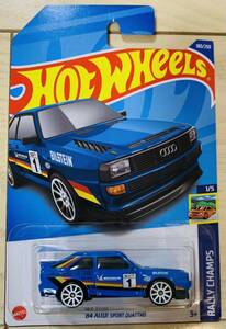 新品未開封★ホットウィール '84 Audi Sport Quattro 84 アウディ スポーツ クアトロ Hot Wheels Rally Champs