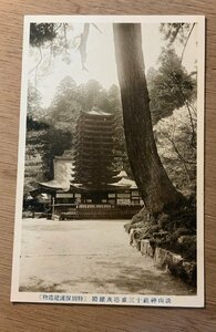 PP-9432 ■送料無料■ 奈良県 談山神社 特別保護建造物 三重塔 権殿 建築物 レトロ 神社 寺 宗教 絵葉書 エンタイア 写真 古写真/くNAら