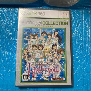 【Xbox360】 アイドルマスター ライブ フォー ユー！ [Xbox 360 プラチナコレクション］新品　未開封