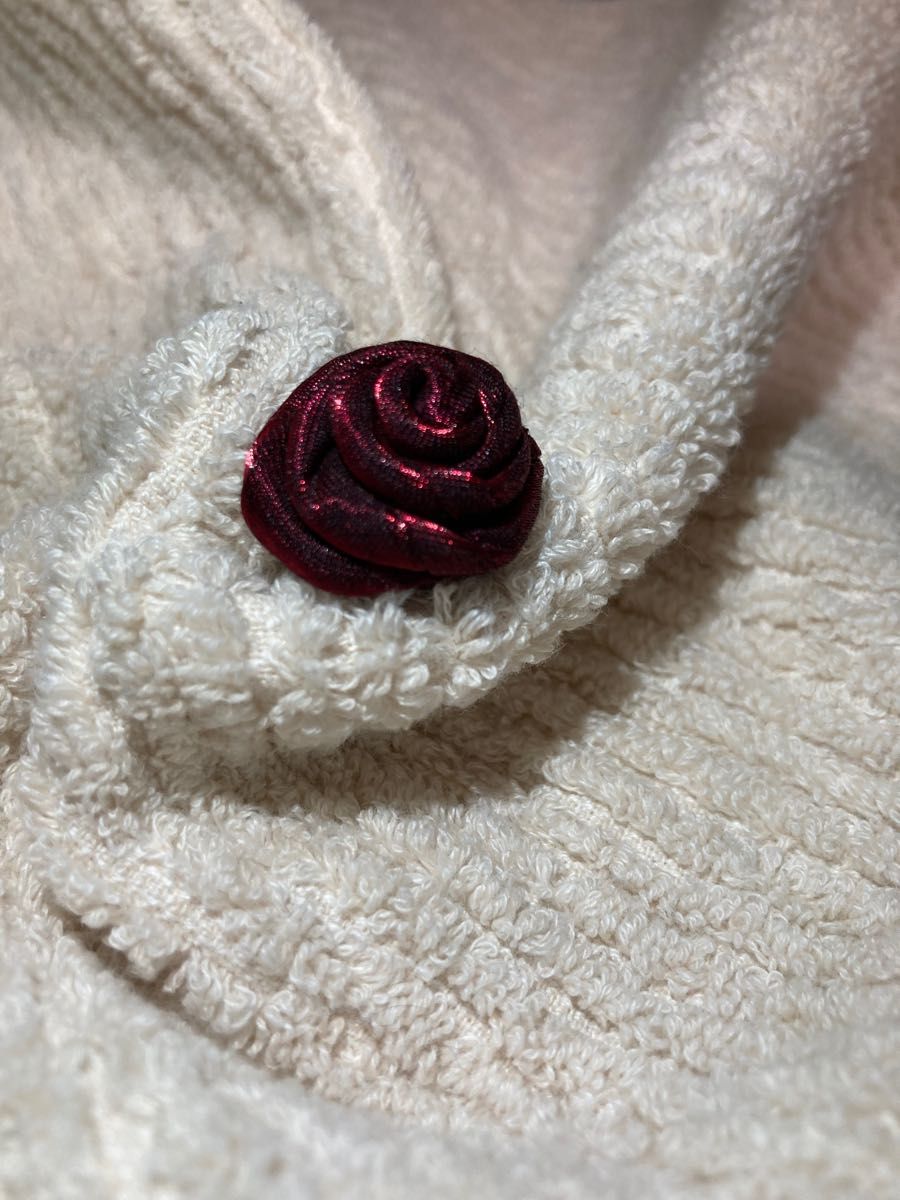 2way 帯留め ブローチ 【Gb12】 18K 珊瑚 コーラル 薔薇 花 ピン