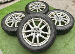 THE STRANGER 17インチ アルミホイール★ DUNLOP 225/55R17 4本セット★XV インプレッサ フォレスター レガシィ アウトバック等に