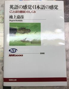 英語の感覚・日本語の感覚　〈ことばの意味〉のしくみ （ＮＨＫブックス１０６６） 