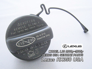 レクサスRX/LEXUS/L10米国US純正RX350フューエルキャップ/USDM北米仕様ガソリンキャップFuel.CapガスキャップGasタンク英文字USAコーション