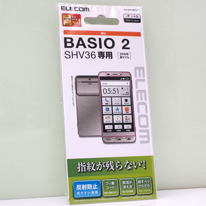 [送料94円] ベイシオ ツー BASIO2 (au SHV36) 用 反射防止 指紋防止 液晶保護フィルム 未開封品 BASIO 2 2016年夏モデル 液晶フィルム