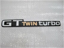 ★希少 GT ツインターボ GT TWIN ｔｕｒｂｏ GX71 トヨタ マークⅡ クレスタ チェイサー 新品 TOYOTA ロゴ エンブレム 1点 旧車_画像2