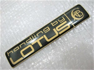 ★希少 handling by LOTUS ハンドリング バイ ロータス いすゞ イスズ ジェミニ? ピアッツァ? ソフトエンブレム旧車1点中古2