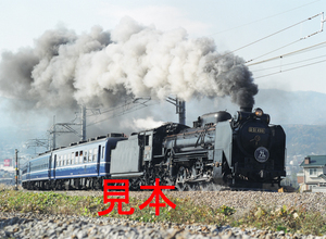 鉄道写真、645ネガデータ、163707180002、D51-498＋12系（D51誕生記念号）、JR上越線、渋川〜敷島、2011.11.23、（4591×3362）