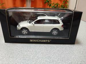 ミニチャンプス◆1/43 ◆VW Touareg Campanellaweiss 2003◆VWトゥアレグ