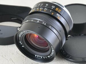 [訳あり品] Leica (ライカ) ELMARIT-M 28mm F2.8 E49 12536フード、元箱付 ！(20787)