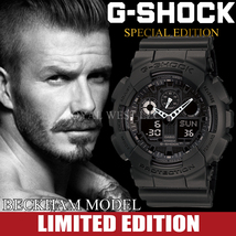 1円～×3本 ベッカム Beckaham G-shock Gショック 精悍なフルブラック 逆輸入 新品未使用 本物200m防水メンズ腕時計カシオCASIOミリタリー_画像1