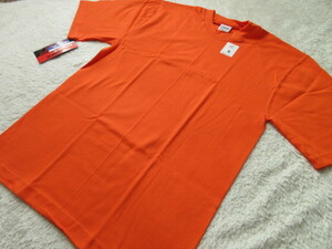 未使用新品　キャンバー　Tシャツ　オレンジS　ヘビー ウェイト 8oz オンス　USA製