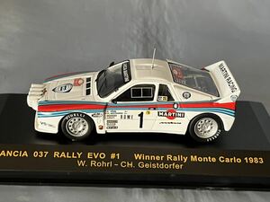 イクソ 製　ランチャ　037 ラリー　EVO 1983年 モンテカルロラリー　優勝車　　　　1/43