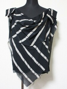  new goods domestic regular Vivienne Westwood Anne Glo mania blouse no sleeve SUENO BLOUSE 38 black higashi 1201