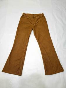 美品 80s USA製 Levi's 646 コーデュロイパンツ w30 42talon キャメルブラウン 80年代 アメリカ製 タロン ビンテージ