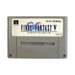 ファイナルファンタジーV スーパーファミコン ゲームソフト 動作未確認 SHVC-F5