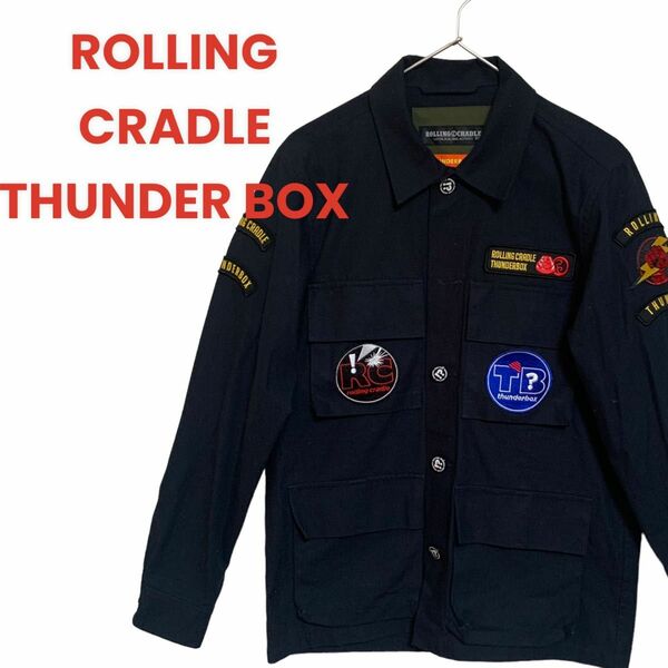 ROLLING CRADLE×THUNDER BOX ワークシャツ