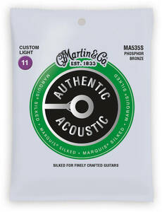 即決◆新品◆送料無料MARTIN MA535S×1 [11-52] Authentic Acoustic Marquis Silked/Custom Light/メール便