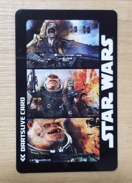 スターウォーズ コラボ限定 ダーツライブカード