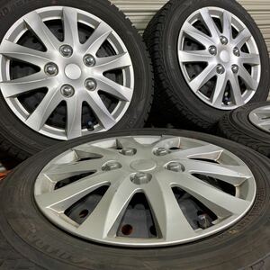 13インチ スチールホイール 4本セット ヨコハマ スタッドレスタイヤ iceGUARD 155/65R13 ライフ モコ ekスポーツ MRワゴン ワゴンR ミラ