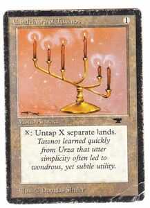 ●MTG● AQ Candelabra of Tawnos(英語 折れ目) その２