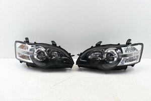 美品　レガシー　レガシィB4　BL5　ヘッドライト　ブルー　左右　コイト　100-20791　キセノン　HID　打刻4A　277637-277638-A188